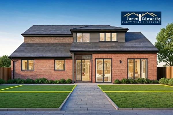 Home extension focusing on boundary line Bedminster