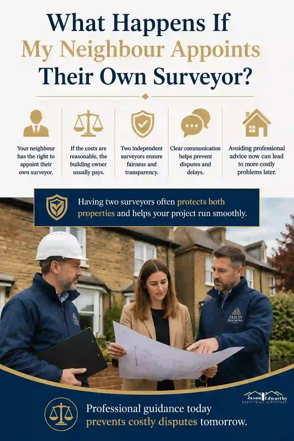 What Happens If My Neighbour Appoints Their Own Surveyor Bedminster?