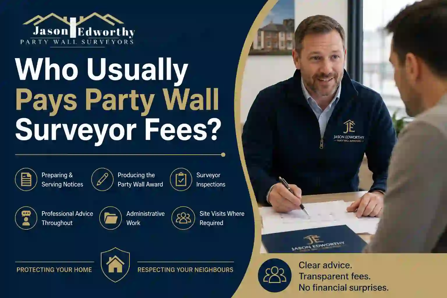 Who Usually Pays Party Wall Surveyor Fees Bedminster?