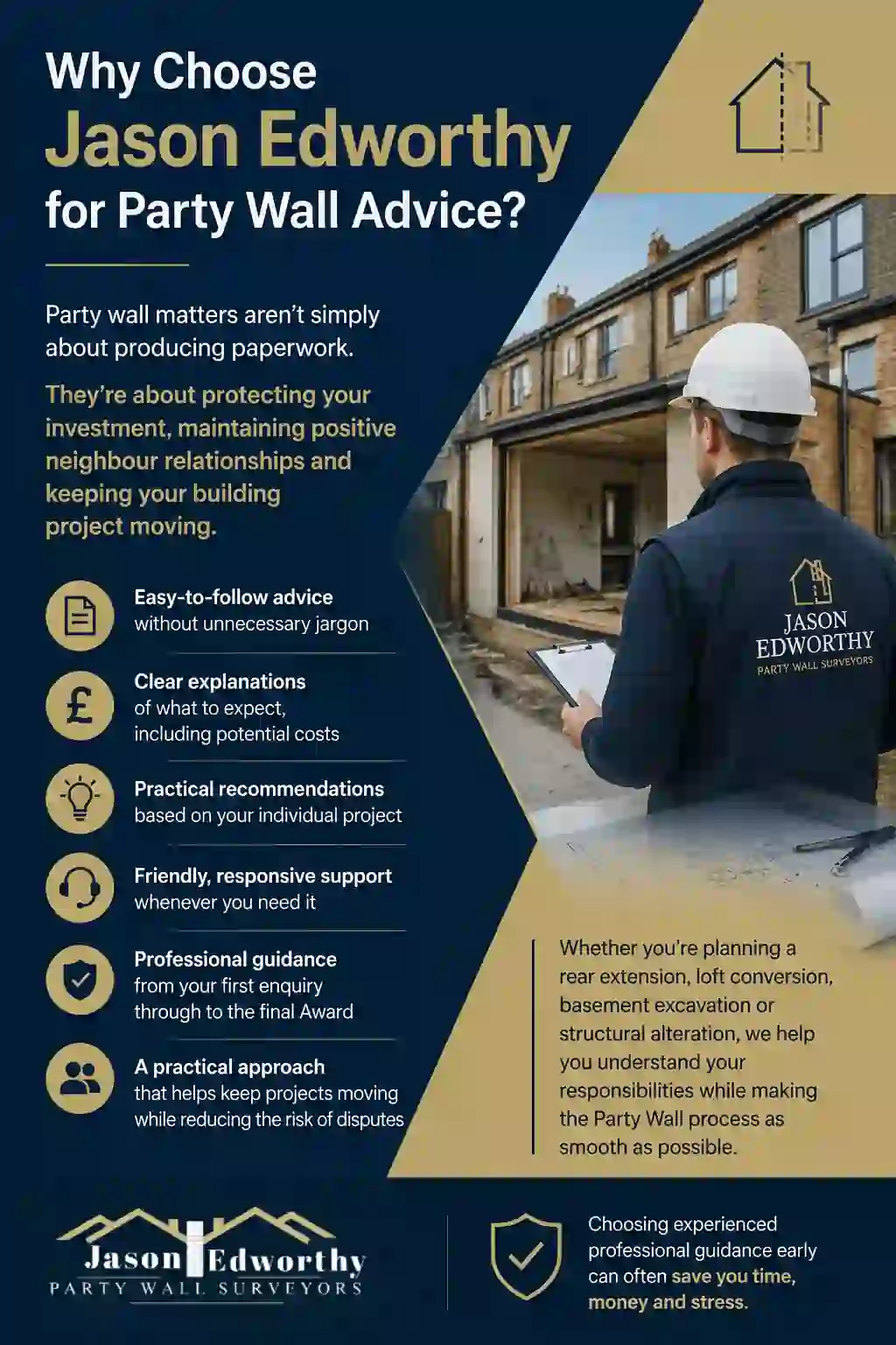 Why Choose Jason Edworthy for Party Wall Advice Bedminster?
